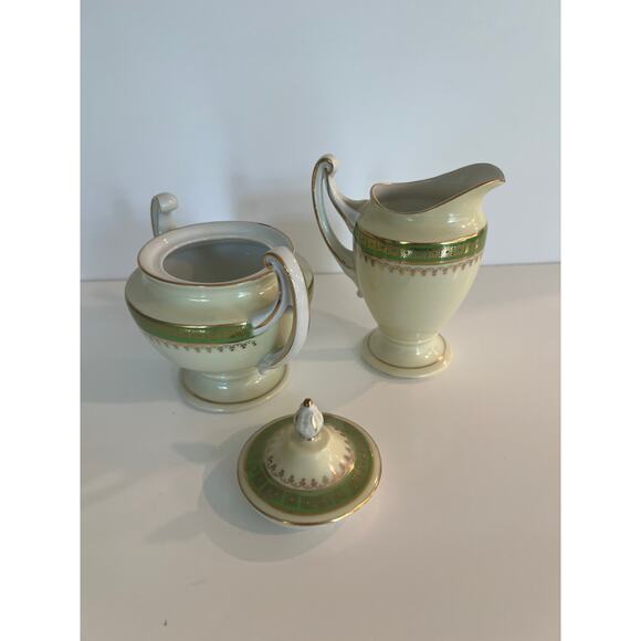 20th Century Czech Demitasse Coffee Pot Creamer & Covered Sugar JL - Picture 9 of 15